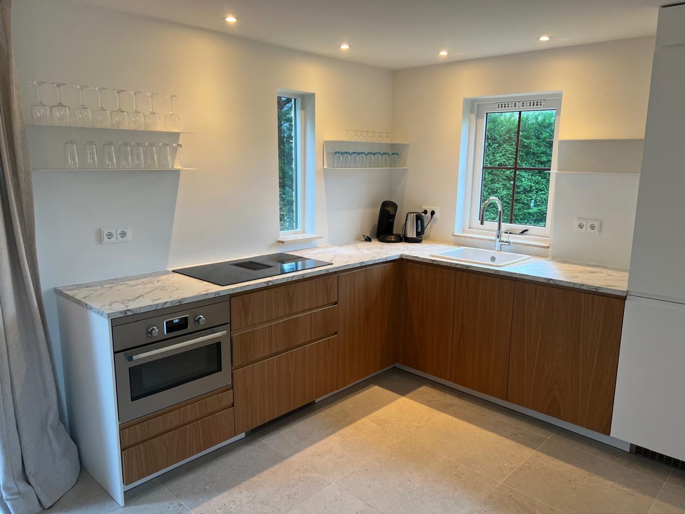 Volledig ingerichte keuken vakantiehuis Texel bij De Krim